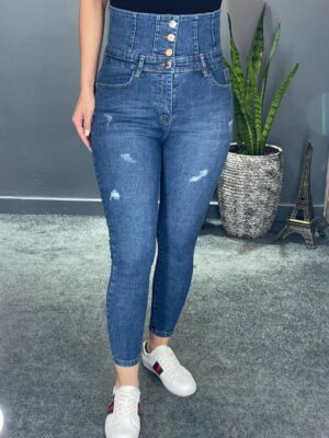 خرید قیمت شلوار جین زنانه ماجذب گندار فول کش کد ۵۰۰۰ - دیدو گالری Dido Gallery
