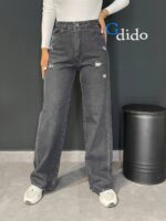 خرید قیمت شلوار جین زنانه بگ پشت کمر کش کد 9343 - دیدو گالری Dido Gallery