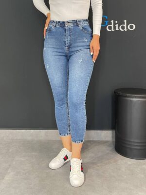 خرید قیمت شلوار جین زنانه بوجذب فول کش کد 4003 - دیدو گالری Dido Gallery