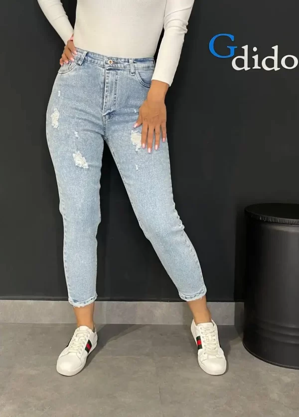 خرید شلوار جین اسلیم فیت پارچه کشی کد 5007600 - خرید و قیمت در دیدو گالری DidoGallery