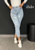 خرید شلوار جین اسلیم فیت پارچه کشی کد 5007600 - خرید و قیمت در دیدو گالری DidoGallery
