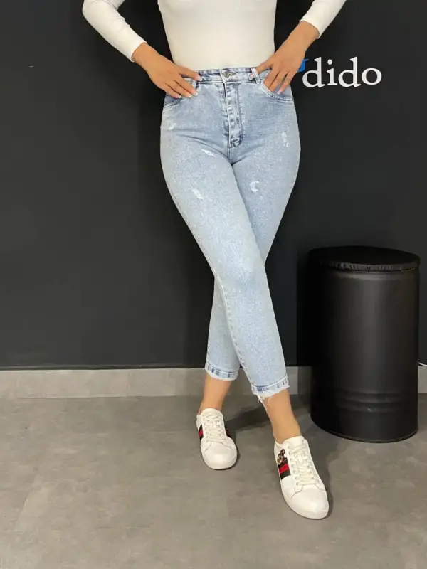 خرید شلوار جین اسلیم فیت پارچه کشی کد 101 - خرید و قیمت در دیدو گالری DidoGallery