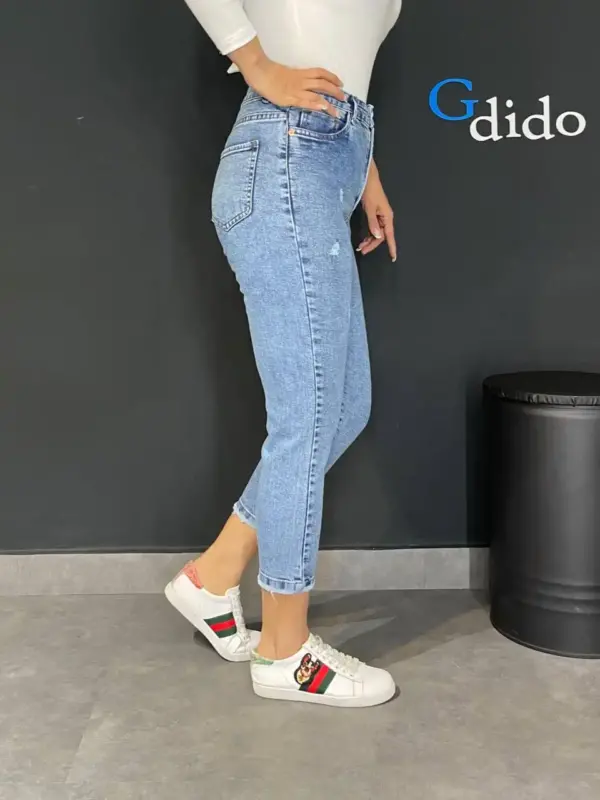 خرید شلوار جین اسلیم فیت پارچه کشی کد 50124 - خرید و قیمت در دیدو گالری DidoGallery