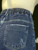 خرید شلوار جین نیم بگ کوتاه ریشدار کد 6002 - خرید و قیمت در دیدو گالری DidoGallery